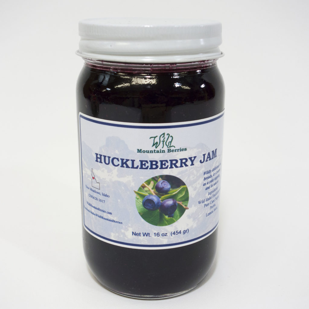 Huckleberry Jam Wild Mountain Berries